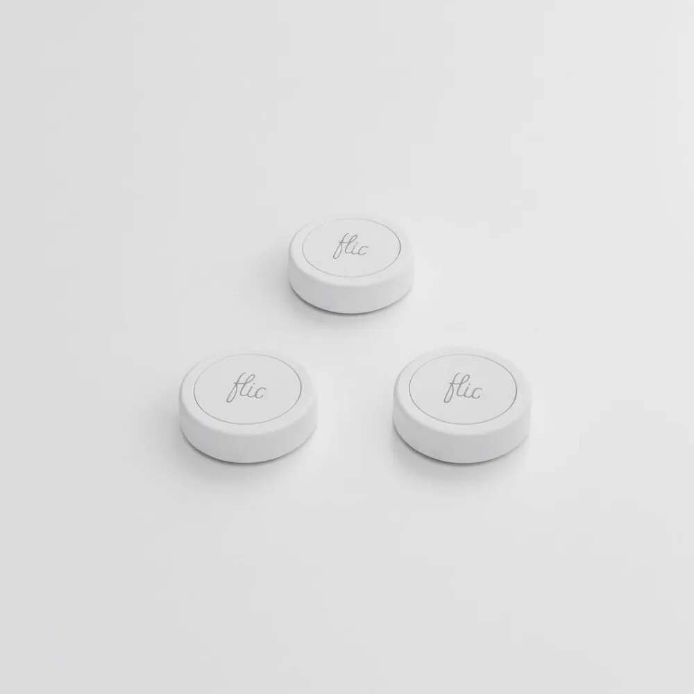 Flic 2 Smart Button, 3-pack (white)